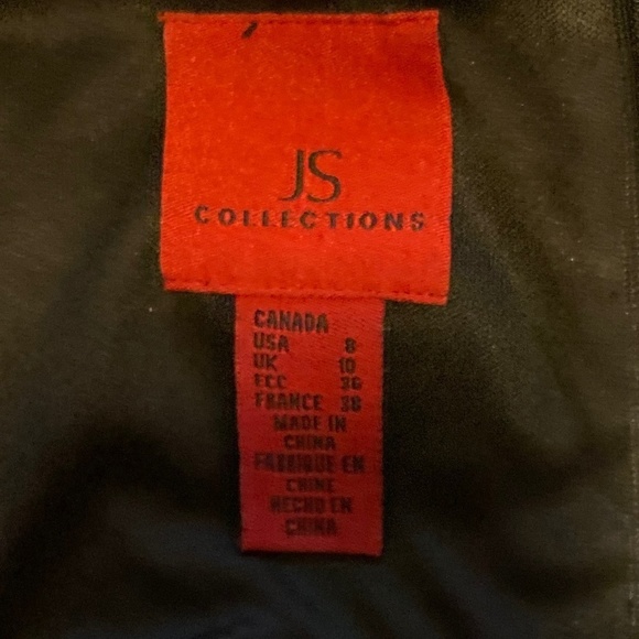 JS Collections Cocktail Sheath Dress w Matching Shawl - Picture 14 of 14